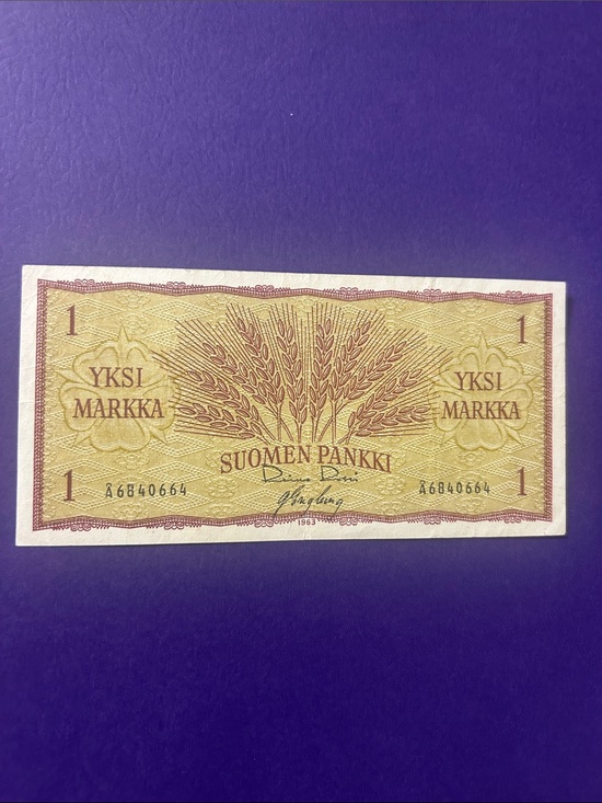 None Other - Finland-1 Markka-1963